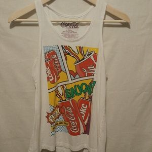 Coca cola graphic print tank